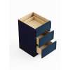 SM3DB36-RTA-FR02-NB Framington 36-in x 24-in x 35-in Ready To Assemble Latitude Three Drawer Base Cabinet, Navy Blue