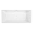 Samuel Müeller SMAFTD6731-G31 Diamond 67-in x 31-in x 23-in Freestanding Acrylic Bathtub With Center Drain, White (Gloss)