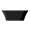 SMAFTL6730-M3109 Liberty Grande 67-in x 30-in x 23-in Freestanding Acrylic Bathtub With Center Drain, Black/White (Matte)