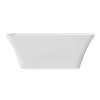 Samuel Müeller SMAFTL6730-M31 Liberty Grande 67-in x 30-in x 23-in Freestanding Acrylic Bathtub With Center Drain, White (Matte)