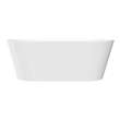 67-in x 31-in x 23-in Freestanding Acrylic Bathtub With Center Drain