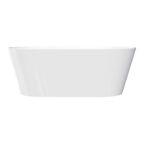 Samuel Müeller SMAFTM6731-G31 Marine Grande 67-in x 31-in x 23-in Freestanding Acrylic Bathtub With Center Drain, White (Gloss)