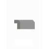 SMALRM-LG Framington 96-in Angled Light Rail Molding, Light Grey