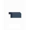 SMALRM-NB Framington 96-in Angled Light Rail Molding, Navy Blue