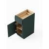 SMB12-RTA-FR02-GR Framington 12-in x 24-in x 35-in Ready To Assemble Latitude Single Door Single Drawer Base Cabinet, Green