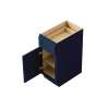 SMB18-RTA-FR01-NB Framington 18-in x 24-in x 35-in Ready To Assemble Remington Single Door Single Drawer Base Cabinet, Navy Blue