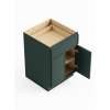 SMB30S-ASM-FR02-GR Framington 30-in x 24-in x 35-in Assembled Latitude Double Door Single Drawer Base Cabinet, Green