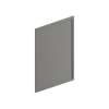 SMWDEP1242-FR02-LG Framington 12-in x 41-in Latitude Wall Decorative End Panel, Light Grey