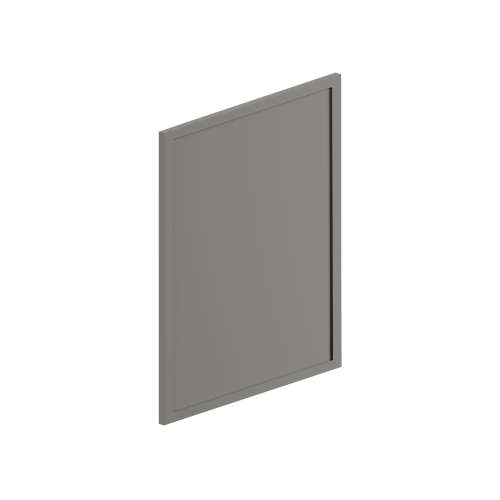 SMWDEP1236-FR02-LG Framington 12-in x 35-in Latitude Wall Decorative End Panel, Light Grey