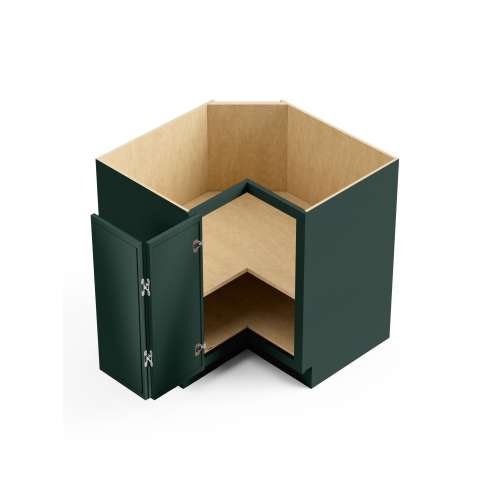 SMBER33L-ASM-FR02-GR Framington 33-in x 33-in x 35-in Assembled Latitude Easy Reach Base Cabinet With Left-Hand Opening Door, Green