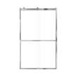 Samuel Mueller Brevity 48-in X 80-in By-Pass Shower Door with 5/16-in Clear Glass and Sampson Handle, Polished Chrome
