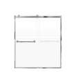 Samuel Mueller Brevity 60-in X 70-in By-Pass Shower Door with 5/16-in Frost Glass and Nicholson Handle, Polished Chrome
