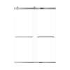 Samuel Mueller Brevity 60-in X 80-in By-Pass Shower Door with 5/16-in Clear Glass and Royston Handle, Polished Chrome