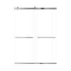 Samuel Mueller Brevity 60-in X 80-in By-Pass Shower Door with 5/16-in Clear Glass and Sampson Handle, Polished Chrome