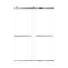 Brevity 60-in X 80-in By-Pass Shower Door with 5/16-in Clear Glass and Tyler Handle, Polished Chrome