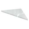SMCS88PR-50 8-in x 8-in x 1-in Solid Surface Corner Shelf (Set of 2), Moonstone