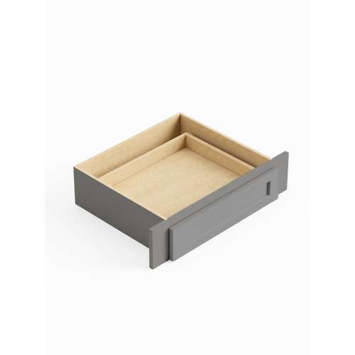 SMVKD36-RTA-FR01-LG Framington 36-in x 21-in x 7-in Ready To Assemble Remington Vanity Knee Drawer, Light Grey