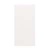 Samuel Mueller Silhouette 48-in x 96-in Glue to Wall Wall Panel, White