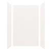 Samuel Mueller Silhouette 60-in x 36-in x 96-in Glue to Wall 3-Piece Shower Wall Kit, White