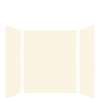 SMSWK604872-32 Silhouette 60-in x 48-in x 72-in Glue to Wall 3-Piece Shower Wall Kit, Cameo/Biscuit