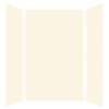 SMSWK604896-32 Silhouette 60-in x 48-in x 96-in Glue to Wall 3-Piece Shower Wall Kit, Cameo/Biscuit