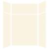 SMSWKX60487224-32 Silhouette 60-in x 48-in x 72/24-in Glue to Wall 6-Piece Transition Shower Wall Kit, Cameo/Biscuit