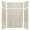 SMSWKX60487224-43 Silhouette 60-in x 48-in x 72/24-in Glue to Wall 6-Piece Transition Shower Wall Kit, Jupiter Stone