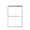 Samuel Mueller Franklin 48-in X 70-in By-Pass Shower Door with 5/16-in Clear Glass and Contour Handle, Polished Chrome