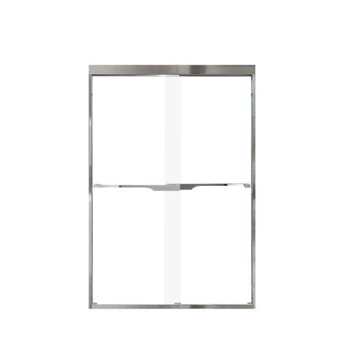 Samuel Mueller Franklin 48-in X 70-in By-Pass Shower Door with 5/16-in Clear Glass and Juliette Handle, Polished Chrome