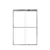 Samuel Mueller Franklin 48-in X 70-in By-Pass Shower Door with 5/16-in Clear Glass and Tyler Handle, Polished Chrome