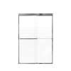Franklin 48-in X 70-in By-Pass Shower Door with 5/16-in Frost Glass and Contour Handle, Polished Chrome