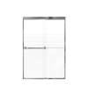 Samuel Mueller Franklin 48-in X 70-in By-Pass Shower Door with 5/16-in Frost Glass and Nicholson Handle, Polished Chrome