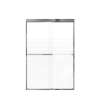 Samuel Mueller Franklin 48-in X 70-in By-Pass Shower Door with 5/16-in Frost Glass and Sampson Handle, Polished Chrome