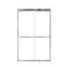 Franklin 48-in X 76-in By-Pass Shower Door with 5/16-in Clear Glass and Barrington Plain Handle, Polished Chrome