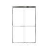 Samuel Mueller Franklin 48-in X 76-in By-Pass Shower Door with 5/16-in Clear Glass and Sampson Handle, Polished Chrome