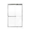 Samuel Mueller Franklin 48-in X 76-in By-Pass Shower Door with 5/16-in Frost Glass and Nicholson Handle, Polished Chrome