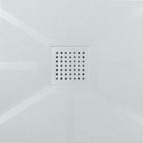 Samuel Müeller FLCVRC-31 Drain Cover for FL Series Shower Bases with Center Drains, White