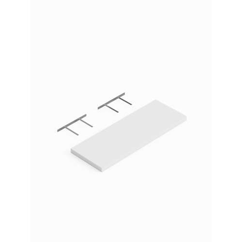 SMFS48-WH Framington 48-in x 11-in x 1-in Floating Shelf, White