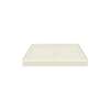 SMFSL3636C-01 36-in x 36-in Cast Solid Surface Low Profile Shower Base With Concealed Center Drain, Cameo