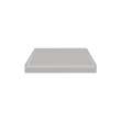 SMFSL3636C-01 36-in x 36-in Cast Solid Surface Low Profile Shower Base With Concealed Center Drain, Concrete