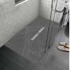 SMFZSP6036C-59 Trimslate Plus 60-in x 36-in Zero Threshold Shower Base with Center Drain, Tundra Grey