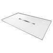SMFZS6736C-31 Trimslate 67-in x 36-in Zero Threshold Shower Base with Center Drain, White