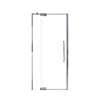 Samuel Mueller Innova 36-in X 76-in Pivot Shower Door with 3/8-in Clear Glass and Contour Double-Sided Handle, Polished Chrome