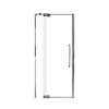 Innova 36-in X 76-in Pivot Shower Door with 3/8-in Clear Glass and Tyler Double-Sided Handle, Polished Chrome
