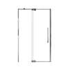 Innova 48-in X 76-in Pivot Shower Door with 3/8-in Clear Glass and Juliette Double-Sided Handle, Polished Chrome