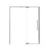 Samuel Mueller Innova 60-in X 76-in Pivot Shower Door with 3/8-in Clear Glass and Barrington Knurled Double-Sided Handle, Brushed Stainless