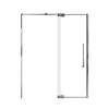 Innova 60-in X 76-in Pivot Shower Door with 3/8-in Clear Glass and Juliette Double-Sided Handle, Polished Chrome