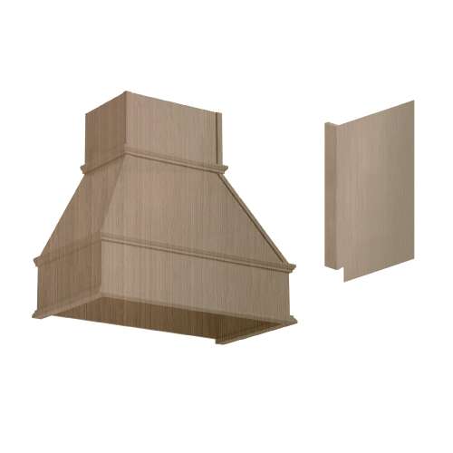 K-SMWH3619-ASM-TW Framington 38-in x 22-in x 34-in Assembled Wood Hood with Panel, Tan Wood