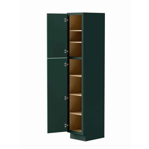 SML188421-RTA-FR02-GR Framington 18-in x 21-in x 84-in Ready to Assemble Latitude Vanity Linen Cabinet, Green