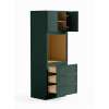 SMO339024-ASM-FR02-GR Framington 33-in x 24-in x 90-in Assembled Latitude Tall Oven Cabinet, Green